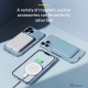 Baseus iPhone 14 Plus 6.7inch Crystal Magnetic Phone Case And Temperd Glass For iPhone Transparent